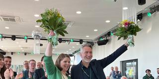 Die Grünen im Saarland haben Anne Lahoda und Volker Morbe als Spitzenkandidaten für die Landtagswahl 2027 gewählt. (Foto: Steffani Balle / SR)