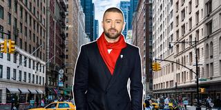 Collage: Justin Timberlake in New York (Foto: pixabay/imago Future Image International)