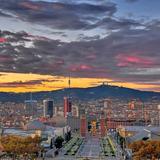 Der Blick auf den Montjuic (Foto: Privat/Patrick Goergen)