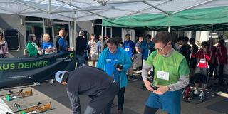 Szene von der Biathlon-Tour in Merzig (Foto: SR / Alessandra Weiland)