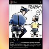 Post zum Protest gegen Rassismus in den USA (Foto: 50cent/instagram.com)