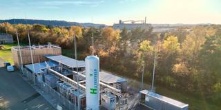 Ein Testfeld für Wasserstoff der Firma Bosch (Foto: Alexander M. Groß / SR)