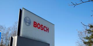 Firmenschild Bosch Werk in Homburg (Foto: Sebastian Knöbber/SR)