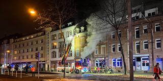Brand in der Mainzer Straße in Saarbrücken (Foto: SR / Nina Dimitroff)