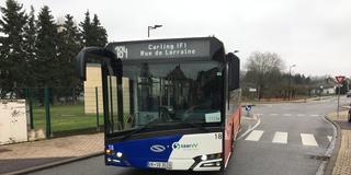 Die Buslinie 148 nach Carling (Foto: SR / Lisa Huth)