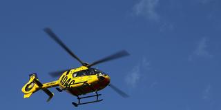 Der ADAC-Rettungshubschrauber Christoph 16 im Einsatz. (Foto: ©Ann-Iren Ossenbrink )