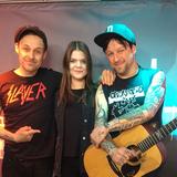 Stephanie mit den Donots im Studio (Foto: SR)