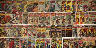 Zahlreiche Sammlerstücke der USA-Amerikanischen Marvel-Comics (Foto: SR)