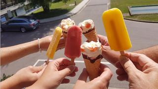 Eis am Stiel und Eis im Waffelhörnchen (Foto: SR/Kasia Hummel)