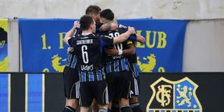 Saarbrücker Torjubel nach einem Treffer gegen den VfB Stuttgart II (Foto: IMAGO / Fussball-News Saarland)