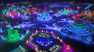 Das Ice Festival. Harbin, China.  (Foto: dpa / Tian Weitao)