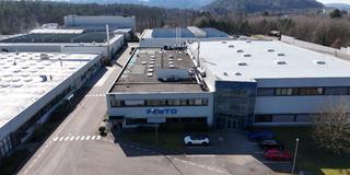 Blick auf des Werksgelände von Festo in Rohrbach (Foto: SR)