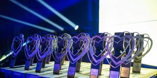 Die Trophäen beim Filmfestival Max Ophüls Preis  (Foto: Oliver Dietze/ffmop)