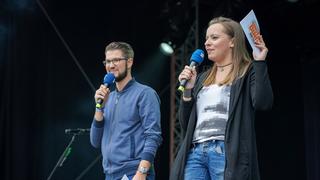 Thurie und Jonas beim SR Ferien Open Air in St. Wendel (Foto: Dirk Guldner)