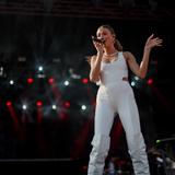 Leony auf der Bühne beim SR Ferien Open Air. (Foto: Dirk Guldner)