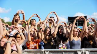 Leony auf der Bühne beim SR Ferien Open Air. (Foto: Dirk Guldner)