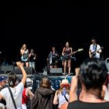 eine Band auf der Bühne (Foto: SR/Dirk Guldner)