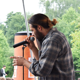 Tiavo bei der Schultour an der Gemeinschaftsschule St. Wendel (Foto: Christoph Brüwer)