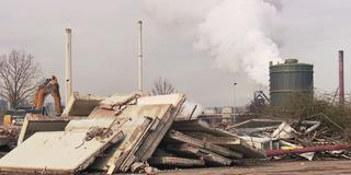 ein Gebäude nach dem Abriss (Foto: SR)