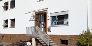 Verpuffung in Einfamilienhaus in Differten am 5.11.2025 (Foto: SR/Christoph Borgans)