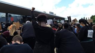 Demonstration gegen Rassismus in Saarbrücken (Foto: UNSERDING/Lena Meerkötter)