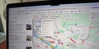 Google Maps zeigt Bewertungen für Restaurants an. (Foto: SR / Eva Lippold)