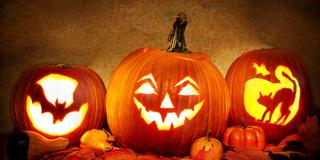Ein ausgeschnitzter Kürbis zu Halloween (Foto: pixaby/ jill111)
