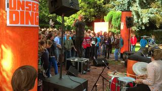 Die Halberg Open Air Schultour zu Gast beim Von der Leyen-Gymnasium in Blieskastel (Foto: Matteo Schwanengel/Freaky Jörn)