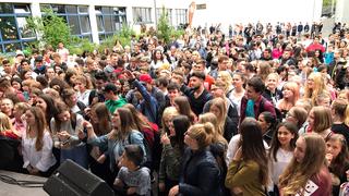 Die Halberg Open Air Schultour zu Gast bei der Christian-Kretzschmar-Schule (Foto: Matteo Schwanengel)