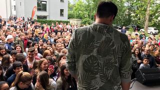 Die Halberg Open Air Schultour zu Gast bei der Christian-Kretzschmar-Schule (Foto: Matteo Schwanengel)