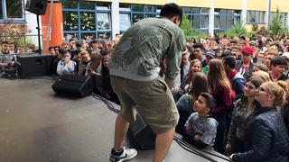 Die Halberg Open Air Schultour zu Gast bei der Christian-Kretzschmar-Schule (Foto: Matteo Schwanengel)