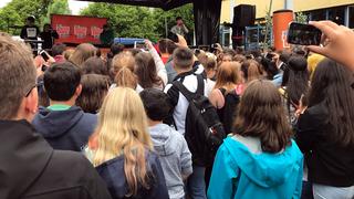 Die Halberg Open Air Schultour zu Gast bei der Christian-Kretzschmar-Schule (Foto: Matteo Schwanengel)