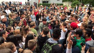 Die Halberg Open Air Schultour zu Gast bei der Christian-Kretzschmar-Schule (Foto: Matteo Schwanengel)