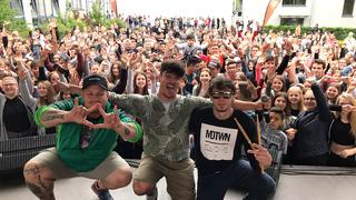 Die Halberg Open Air Schultour zu Gast bei der Christian-Kretzschmar-Schule (Foto: Matteo Schwanengel)