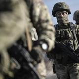 Russische Soldaten bei einer militärischen Übung (Foto: IMAGO / SNA)