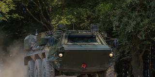 Der Truppentransporter Patria 6x6 (Foto: IMAGO / Pond5 Images)