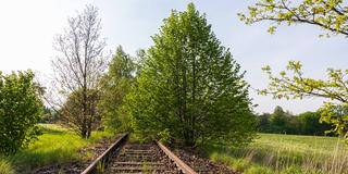 Eine stillgelegte Bahnstrecke (Foto: IMAGO / Ardan Fuessmann)