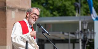 Pfarrer Thomas Bergholz von der ev. Gemeinde Alt Saarbrücken (Foto: IMAGO / Becker&Bredel    )