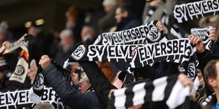 Fans der SV Elversberg in der Ursapharmarena (Foto: IMAGO / Fussball-News Saarland)