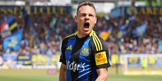Patrick Sontheimer vom FCS feiert seinen Führungstreffer gegen den SC Verl. (Foto: IMAGO / Jan Huebner)