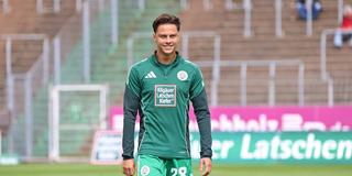 Minos Gouras vom FC Homburg. (Foto: IMAGO / Fussball-News Saarland)