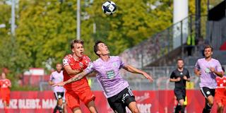 Spielszene zwischen dem FC Homburg und dem 1. FSV Mainz 05 (Foto: IMAGO / Fotostand)