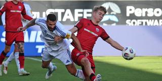 Kai Brünker (1. FC Saarbrücken, links), Max Plath (FC Ingolstadt) (Foto: IMAGO / Jan Huebner)