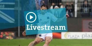 Zum Livestream: Hansa Rostock gegen 1. FC Saarbrücken (Foto: SR / IMAGO / Fussball-News Saarland / Sebastian Bach)