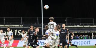 Spielszene zwischen der SV Elversberg und dem 1. FC Magdeburg (Foto: IMAGO / Fussball-News Saarland)