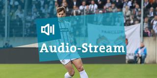 Audio-Stream. Maximilian Rohr (SV 07 Elversberg) (Foto: IMAGO / Fussball-News Saarland)