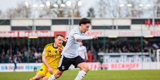 Patrick Sontheimer (1. FCS) und Timur Gayret (SC Verl) (Foto: IMAGO / Eibner)