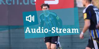 Audio-Stream. Lasse Wilhelm (1. FCS) (Foto: IMAGO / Fussball-News Saarland)
