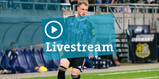 Livestream-Grafik. Philip Fahrner (1. FCS) (Foto: IMAGO / Fussball-News Saarland / Sebastian Bach)