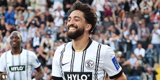 Jubel nach dem Tor zum 1:0 durch Immanuel Pherai  (Foto: IMAGO / Jan Huebner)